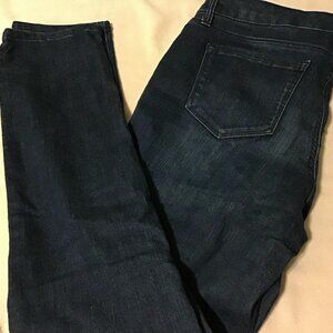 CROWN & IVY Skinny Denim Blue Jeans Women's Size 10